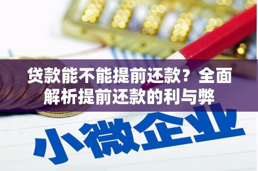 海宁贷款能不能提前还款？全面解析提前还款的利与弊
