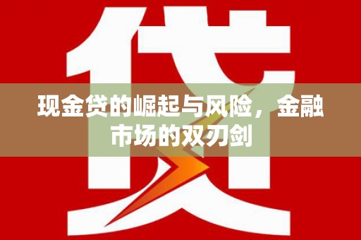 海宁现金贷的崛起与风险，金融市场的双刃剑