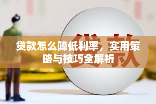 海宁贷款怎么降低利率，实用策略与技巧全解析