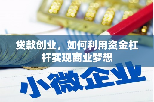 海宁贷款创业，如何利用资金杠杆实现商业梦想