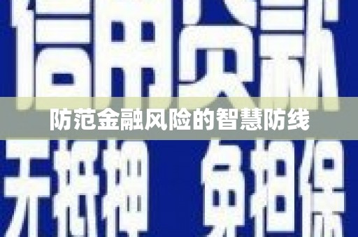 海宁防范金融风险的智慧防线